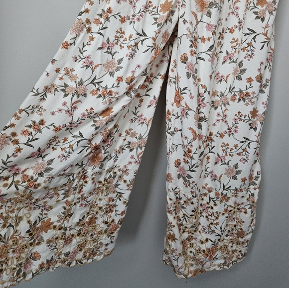 American Eagle Floral Jumpsuit, Size Medium, Multicolor - Picture 2 of 6